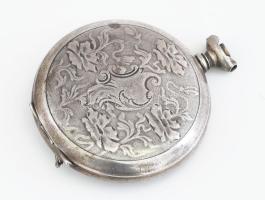 Hiányos zsebóra tok, ezüst (Ag) hátlappal