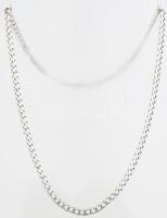 Ezüst (Ag) olasz pancer nyaklánc, jelzett, 12,8g