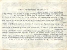 Románia DN 5 db részvény az 1950-es évekből T:II,II/III