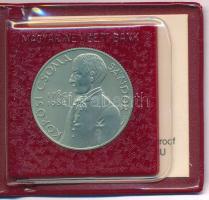 1984. 100Ft alpakka "Kőrösi Csoma Sándor" eredeti műbőr tokban, tanúsítvánnyal T:BU Adamo ...