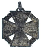 1916. "Károly-csapatkereszt" Zn kitüntetés mellszalag nélkül T:VF oxidáció 1916. "Cha...