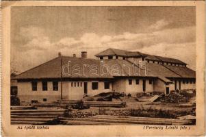 Marosvásárhely, Targu Mures; Erdélyrészi Hangya Szövetkezet, Épülő tárház. Ferenczy László felvétele / warehouse in construction (EK)