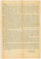 1925 Bajcsy-Zsilinszky Endre (1886-1944) politikus, újságíró autográf aláírásával
ellátott levele m...