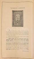 1927 A Magyar Nemzeti Szövetség jelentése november hóról. 20p. + Az OMGE felhívása Nemzeti Ereklye m...