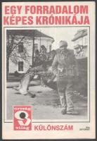 1990 Egy forradalom képes krónikája, az Ország-Világ különszáma az 1989-es romániai forradalomról, fekete-fehér fotókkal, fűzés nélkül