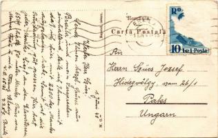 1940 Braila, Strada Regala, Hotel Traian, Libraria si Papeteria Universala Pandele Stanescu / street...