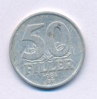 1984. 50f Al technológiai hibás veret (elfordult hátlap) T:XF,VF Adamo F5.2