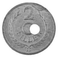 1960. 2f Al technológiai hibás veret (látványosan félrecsúszott lyukasztás) T:VF Adamo F1.1