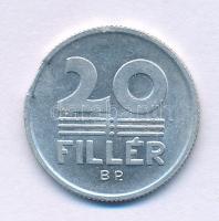 1986. 20f Al technológiai hibás veret (lapkavég) T:AU Adamo F4.2