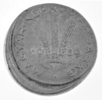 1959. 20f Al technológiai hibás veret (látványosan félrecsúszott veret) T:XF kis anyaghiba Adamo F4....