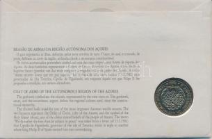 Portugália 1986. 100Esc Cu-Ni "Azori-szigeteki regionális autonómia 10. évfordulója" dombo...