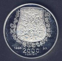 1996. 2000Ft Ag "Honfoglalás 1100. évfordulója" T:PP Csak 5000db!
