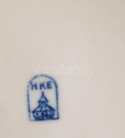 cca 1930/1950 Hans Knabel art deco teás kanna, ezüstözött borítórésszel. Jelzett, m: 25,5 cm