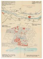 cca 1930 Surányi sziget üdülőtelep Forrai J. grafikájával reklám nyomtatvány. belül térképpel, 4 p. ...