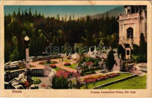 1939 Sinaia, Terasa Castelului Peles din fata / castle terrace (EK)