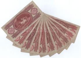 1949. 100Ft (10x) mind különféle sorozatszámmal T:F
Adamo F28