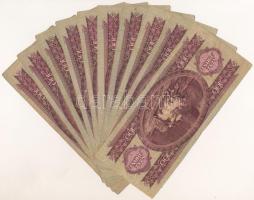 1962. 100Ft (10x) mind különféle sorozatszámmal T:F,VG
Adamo F31