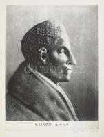 Sáros András Miklós (1945-): II. Ulászló magyar király. Rézkarc, papír, jelzett, 39×29 cm