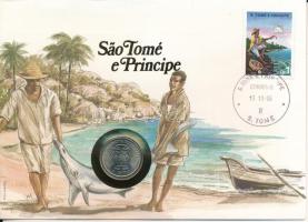 Sao Tomé és Principe 1977. 5D "FAO" felbélyegzett borítékban, bélyegzéssel, német nyelvű leírással T:UNC Sao Tomé and Principe 1977. 5 Dobras "FAO" in envelope with stamp and cancellation, with German description C:UNC