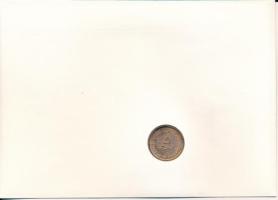 Egyesült Arab Emirátusok 1974. 5f bronz felbélyegzett borítékban, bélyegzéssel, német nyelvű leíráss...