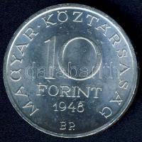 1948. 10Ft Ag "Széchenyi" T:2+ ph