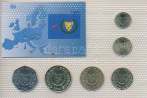 Ciprus 2004. 1c - 50c (6xklf) "Európa pénzérméi" vákuum csomagolt forgalmi érme összeállít...