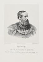 1864-67 gróf Nádasdy Lipót (1802-1873) 2 db portréja, litográfia, papír, kiadta Vereby Soma, nyomt. ...