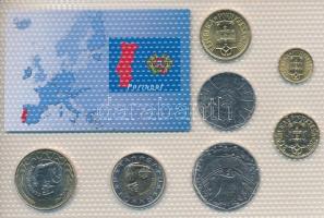Portugália 2001. 1E - 200E (7xklf) "Európa pénzérméi" vákuum csomagolt forgalmi érme össze...