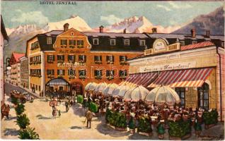 Bad Gastein, R. &amp; M. Bachbauer's Hotel Zentral s: E. Dosenberger (cut)