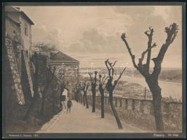 1912 Pozsony (Bratislava), Vízhegy, nagyméretű fotónyomat, Hardtmuth E. kiadása, 18x24 cm