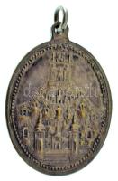 Csehszlovákia 1926. "175 Ročne Jubileum Kalvárie v B.Štiavnici 1926 (A selmecbányai Kálvária 175 éves fennállásának emlékére) / 1751" ezüstözött bronz emlékérem füllel (27x34mm) T:XF patina Czechoslovakia 1926. "175 Ročne Jubileum Kalvárie v B.Štiavnici 1926 (In memory of the 175th anniversary of the Calvary of Banská Štiavnica) / 1751" silvered bronze medallion with ear (27x34mm) C:XF patina