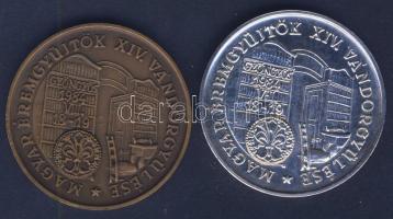 1984. "MÉE - Gyöngyös alapításának 650. évfordulójára" Br + Ag emlékérem 41g pár T:BU,2