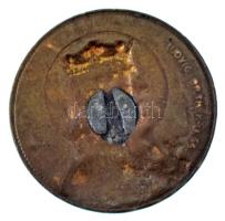 Zsákodi Csiszér János (1883-1953) 1930. "Sanctus Emericus" Szent Imrét ábrázoló bronz jelv...