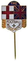 Nagy-Britannia / Anglia DN "The Football Association" zománcozott bronz jelvény T:AU United Kingdom / England ND "The Football Association" enameled bronze badge C:AU