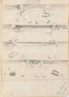 1885-1905 "Triangi Elise Poesie" Triangi Elise emlékkönyve. 1885-1905 közötti bejegyzésekk...