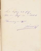 1885-1905 "Triangi Elise Poesie" Triangi Elise emlékkönyve. 1885-1905 közötti bejegyzésekk...