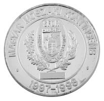 1998. "Magyar Műszaki Kontingens - SFOR 1997-1998 / Hungarian Engineer Contingent - Okucani" ezüstözött fém emlékérem dísztokban (32mm) T:AU (eredetileg PP)