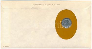 Svájc 1920. 20r Ni "Great Historic Coins of the World" felbélyegzett borítékban, bélyegzés...