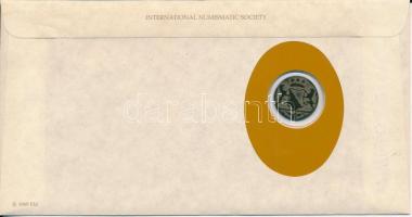 Holland Kelet-India 1790. 1D Cu "Great Historic Coins of the World" felbélyegzett borítékb...