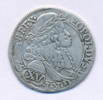 Ausztria 1685. 15kr Ag "I. Lipót" Mainz (5,42g) T:VF lapkahiba Austria 1685. 15 Kreuzer Ag...