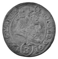 1695K-B 3kr Ag "I. Lipót" Körmöcbánya (1,35g) T:VF Hungary 1695K-B 3 Kreuzer Ag "Leopold I" Kremnitz (1,35g) C:VF Huszár 1466., Unger II.: 1085a