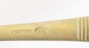 26 részes alpakka evőeszköz készlet, sérült dobozában