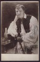 Csortos Gyula dedikált fotólap