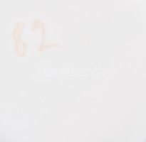 2 db jelzés nélküli kiöntő, egy csőrös, és egy kancsó. Kézzel festett, jelzett, minimális kopásokkal...