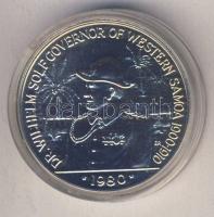 Szamoa 1980. 10T Ag "Wilhelm Solf" T:BU Eredeti díszdobozban, tanúsítvánnyal!