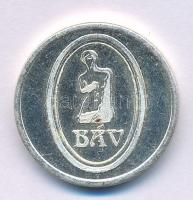 2003. "43. Művészeti Aukció / BÁV" ezüstözött fém emlékérem tokban, kapszulában (23mm) T:A...