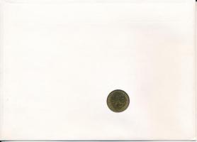 Benin felbélyegzett borítékban, bélyegzéssel, benne Nyugat Afrikai Államok 1972. 5Fr, német nyelvű l...