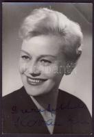 Kovács Éva színésznő dedikált fotója