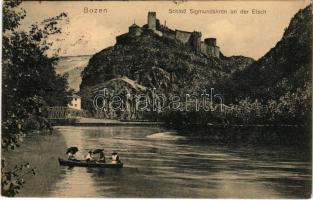Bolzano, Bozen (Südtirol); Schloss Sigmundskron an der Etsch / castle at Adige (EK)