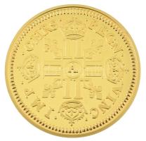 DN "Történelmi aranypénzek - XIV. Lajos, 4 Louis d'Or, 1644" aranyozott Cu-Zn utánver...